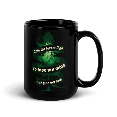 Dark Soul Tree black mug