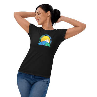 Pacific Wonderland fitted t-shirt