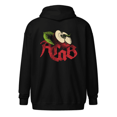 Bad Apples ACAB zip hoodie