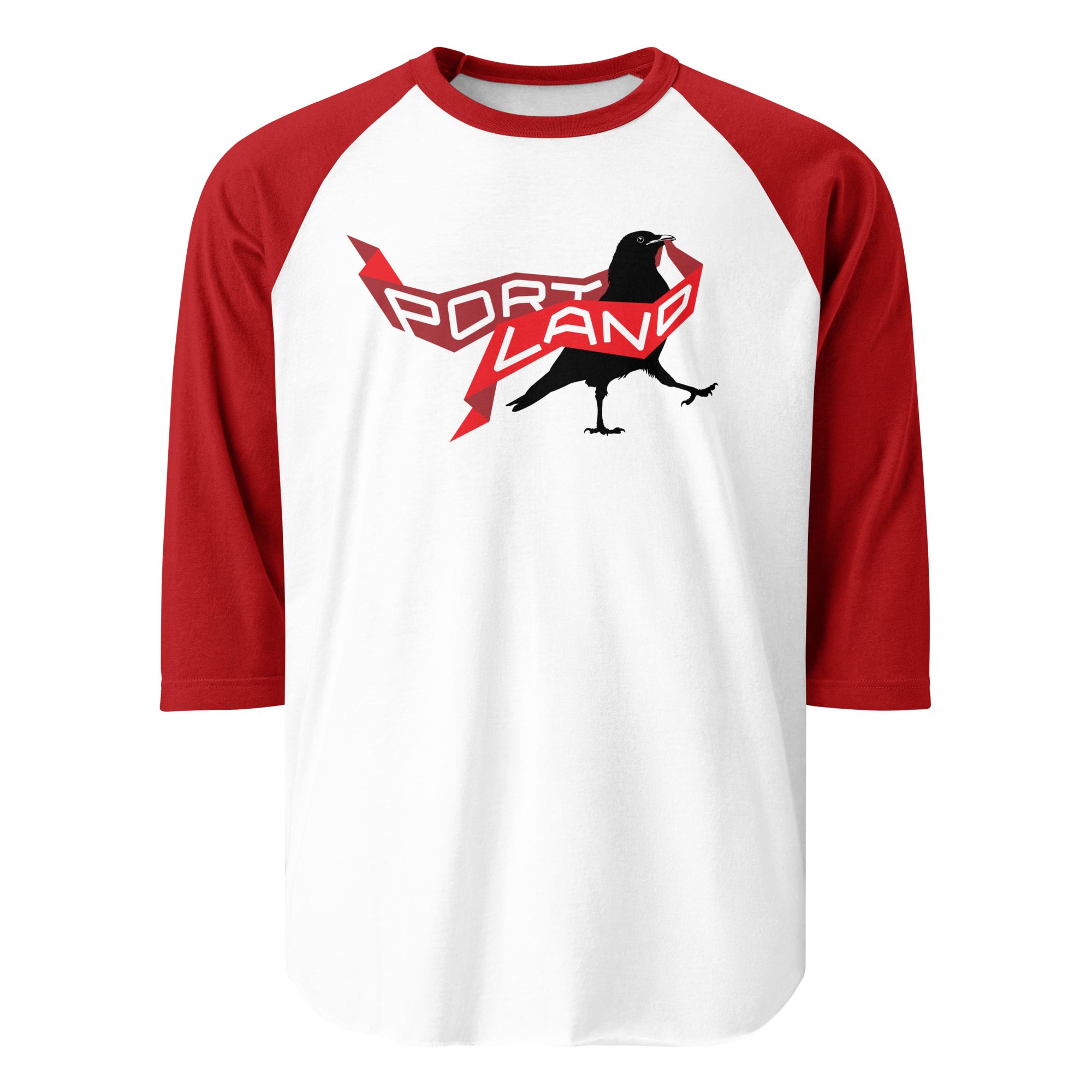Portland Represent! crow raglan sleeve