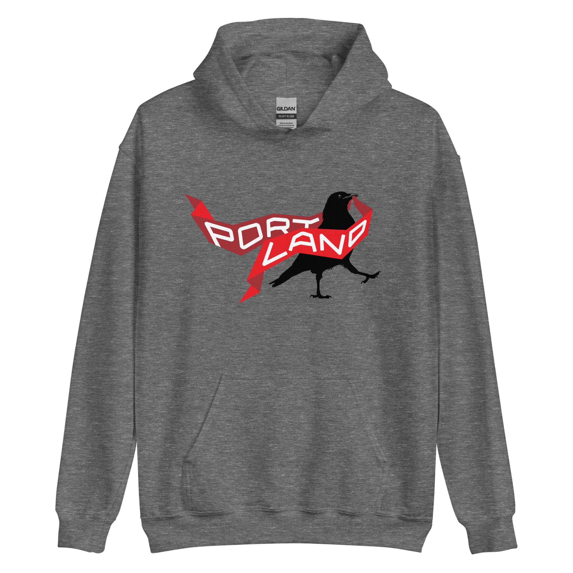 Portland Represent! crow pullover hoodie