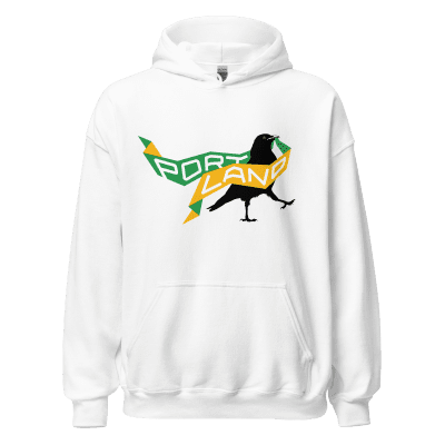 Portland Represent! crow pullover hoodie