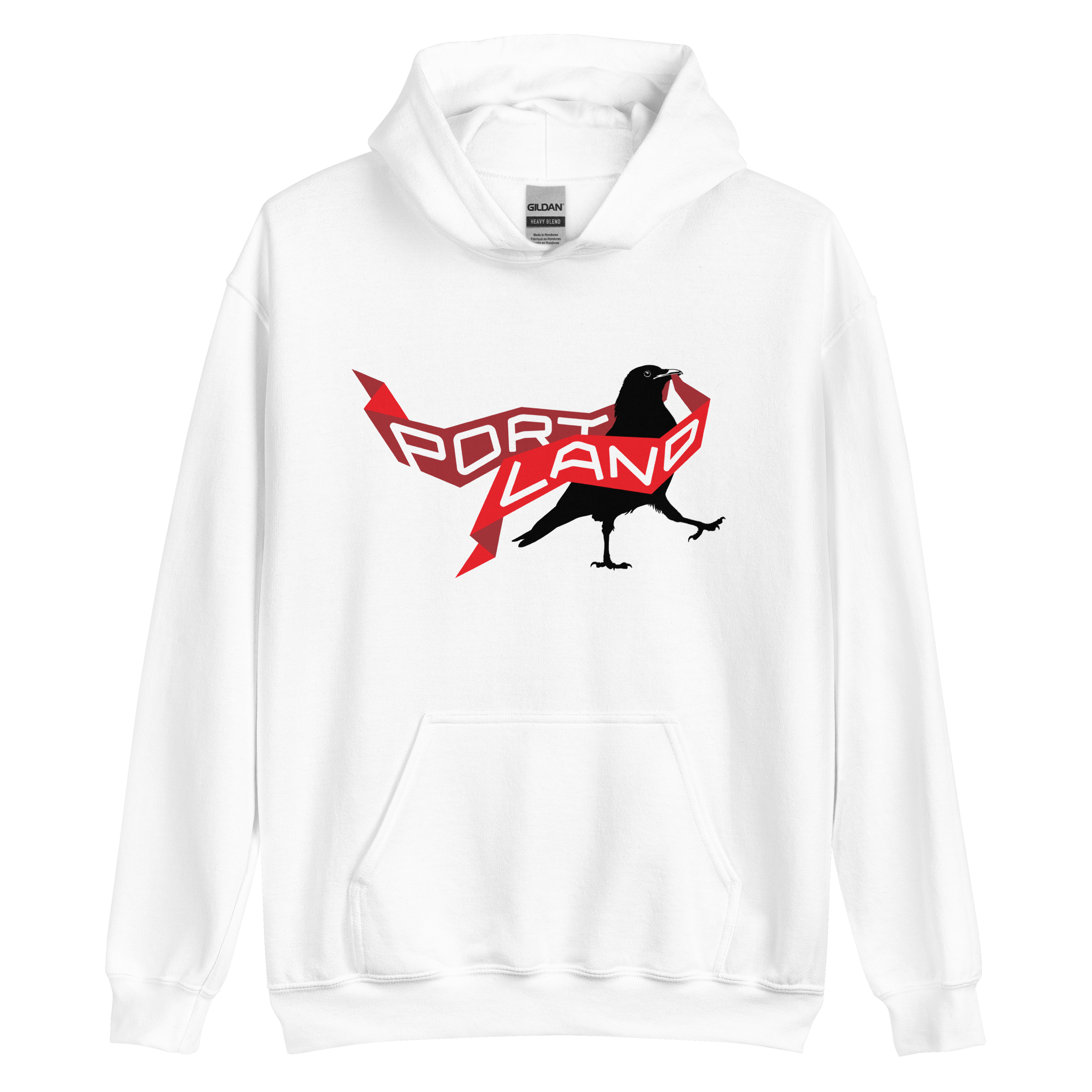Portland Represent! crow pullover hoodie
