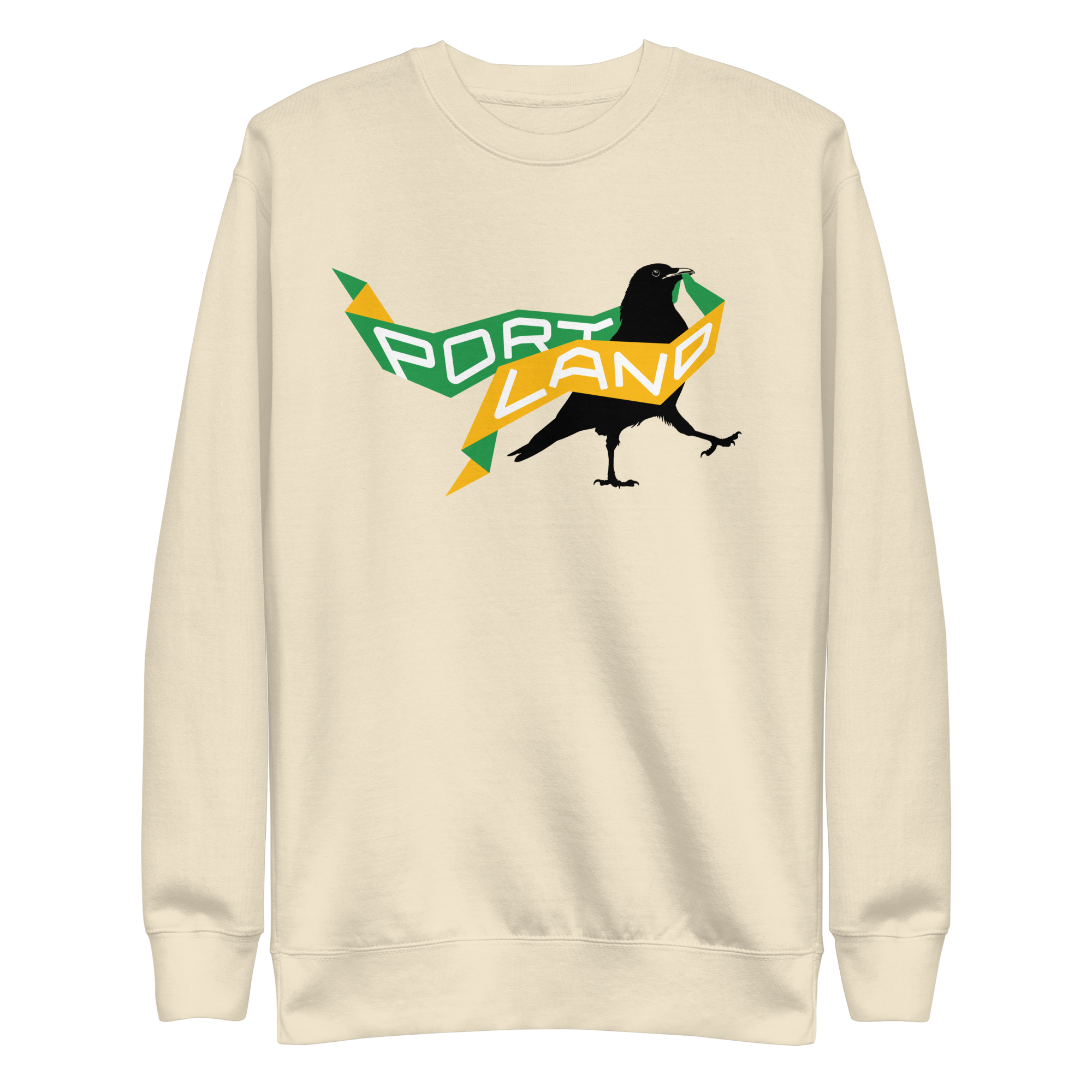 Portland Represent! crow sweatshirt