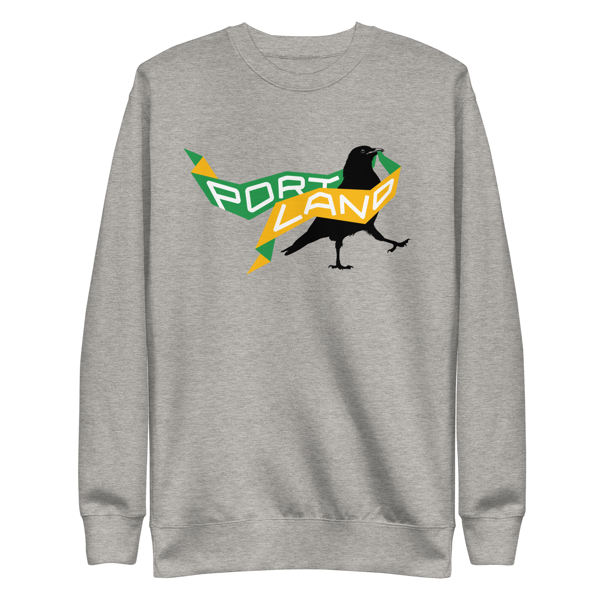 Portland Represent! crow sweatshirt