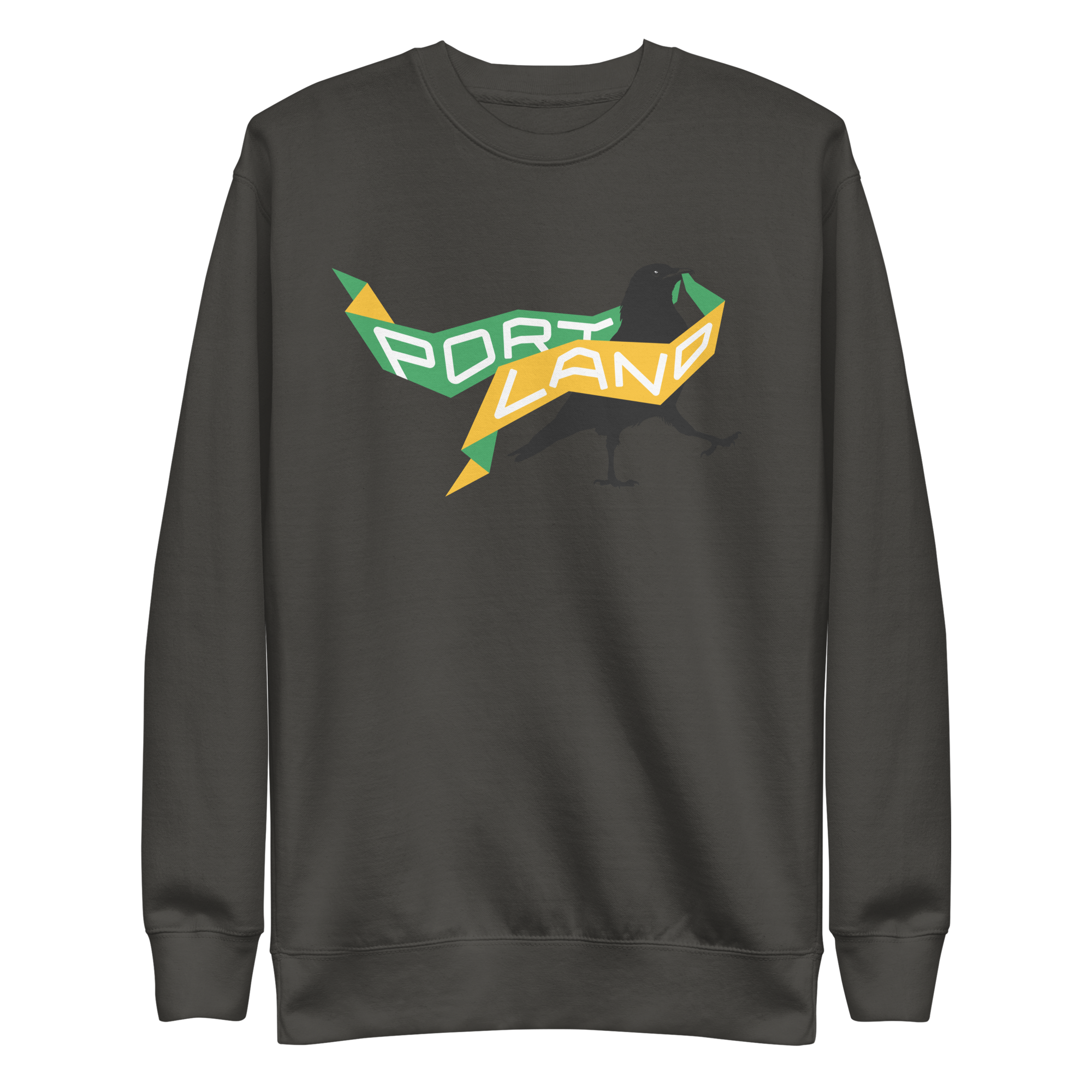 Portland Represent! crow sweatshirt