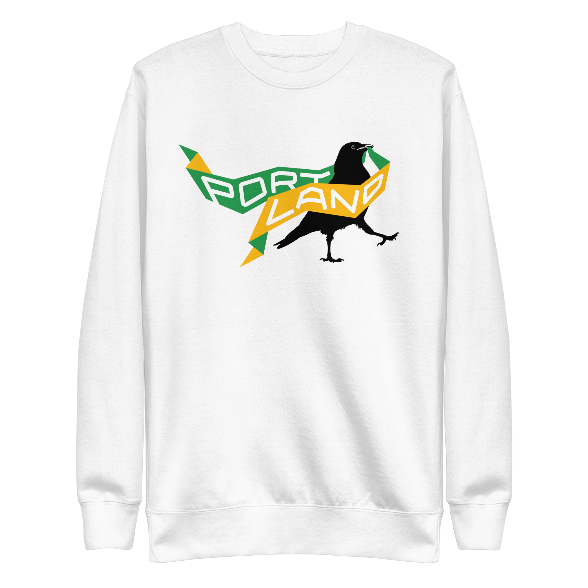 Portland Represent! crow sweatshirt