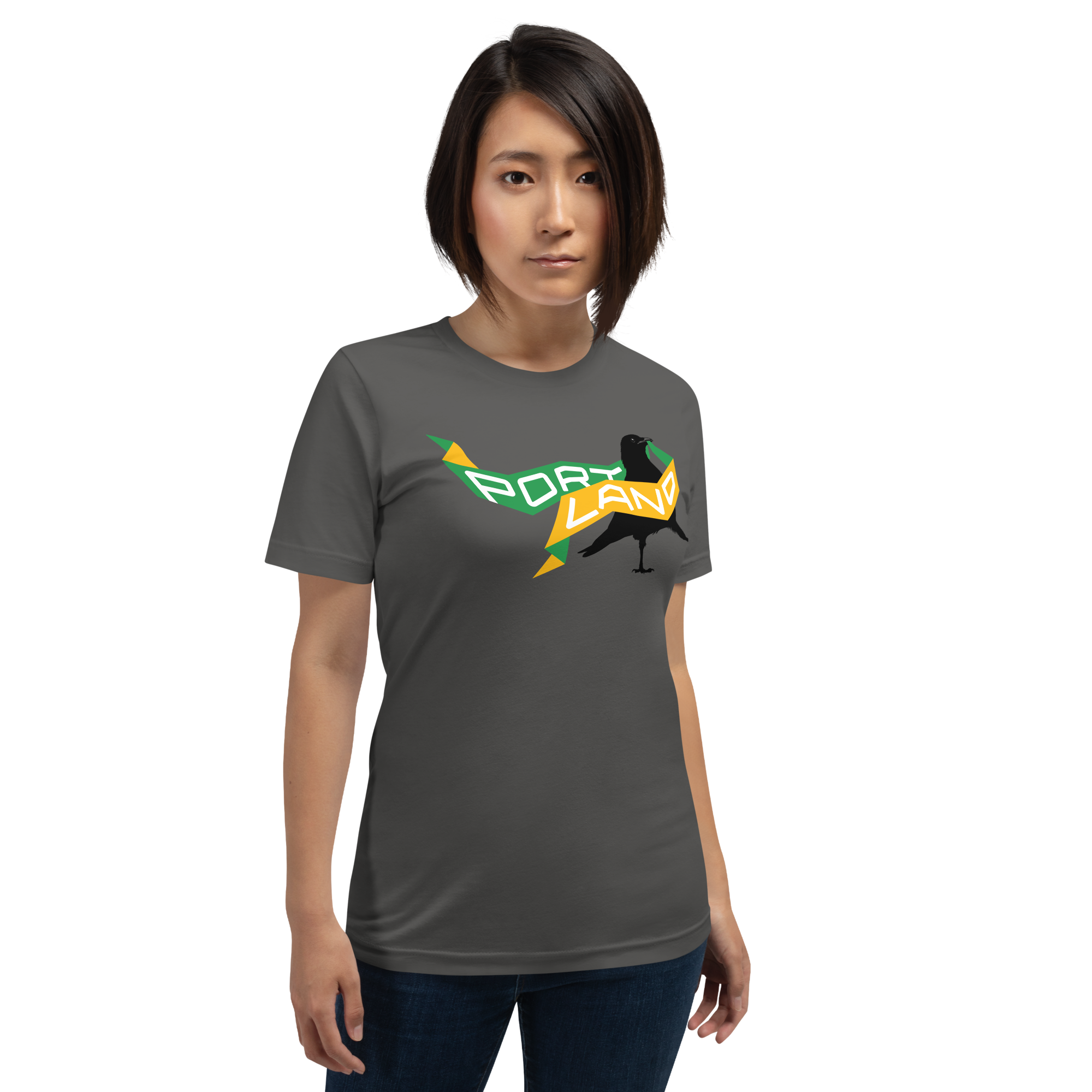 Portland Represent! crow tshirt