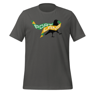Portland Represent! crow tshirt