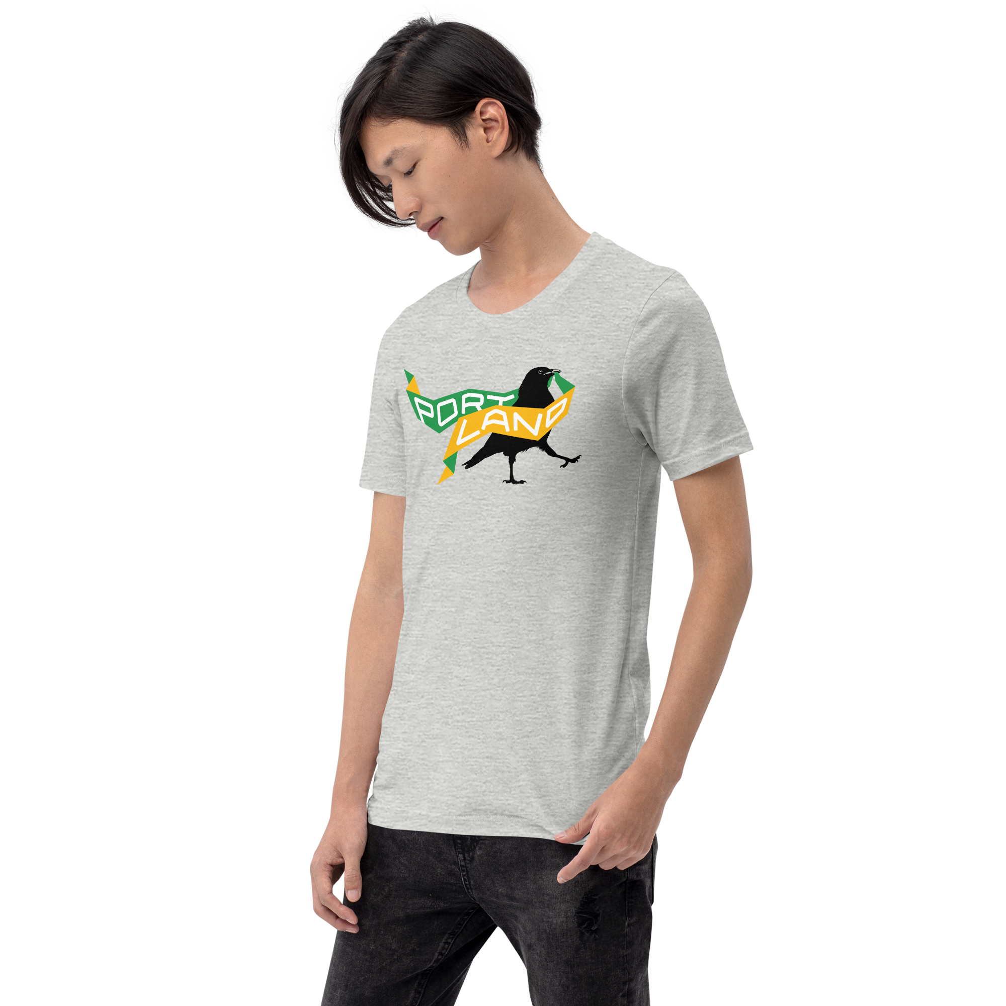 Portland Represent! crow tshirt