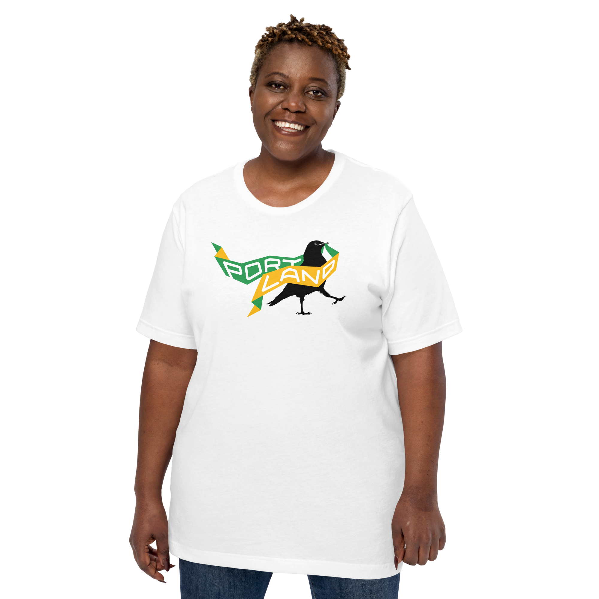 Portland Represent! crow tshirt
