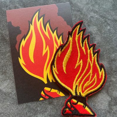 FC Union Du Sollst Leuchten patch + sticker aufnaeher _ ankleber