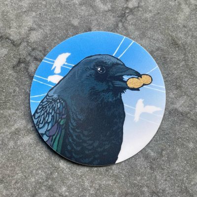 PNW American Crow sticker