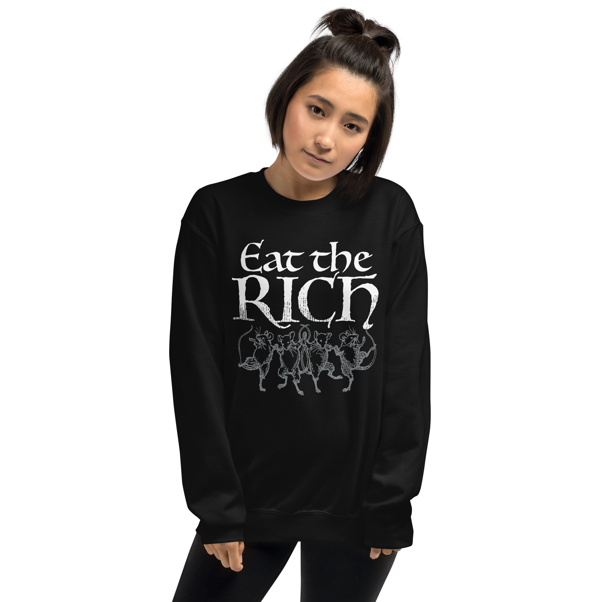 Eat the Rich (dancing rats) sweatshirt - Image 5