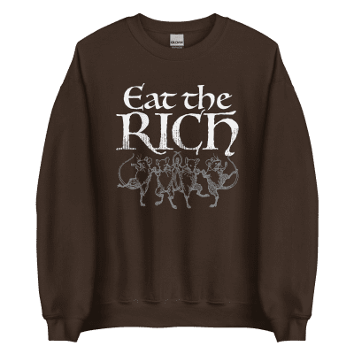 Eat the Rich (dancing rats) sweatshirt