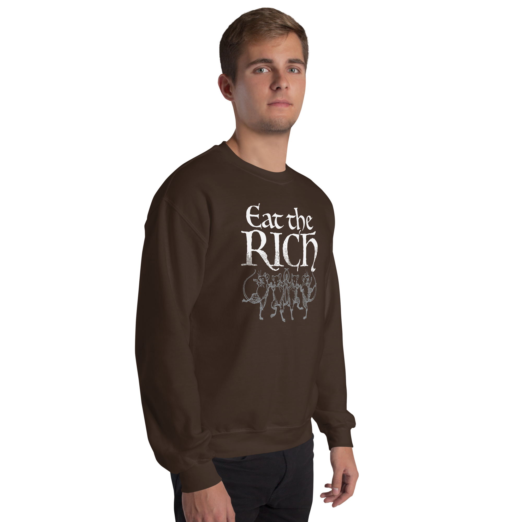 Eat the Rich (dancing rats) sweatshirt - Image 6