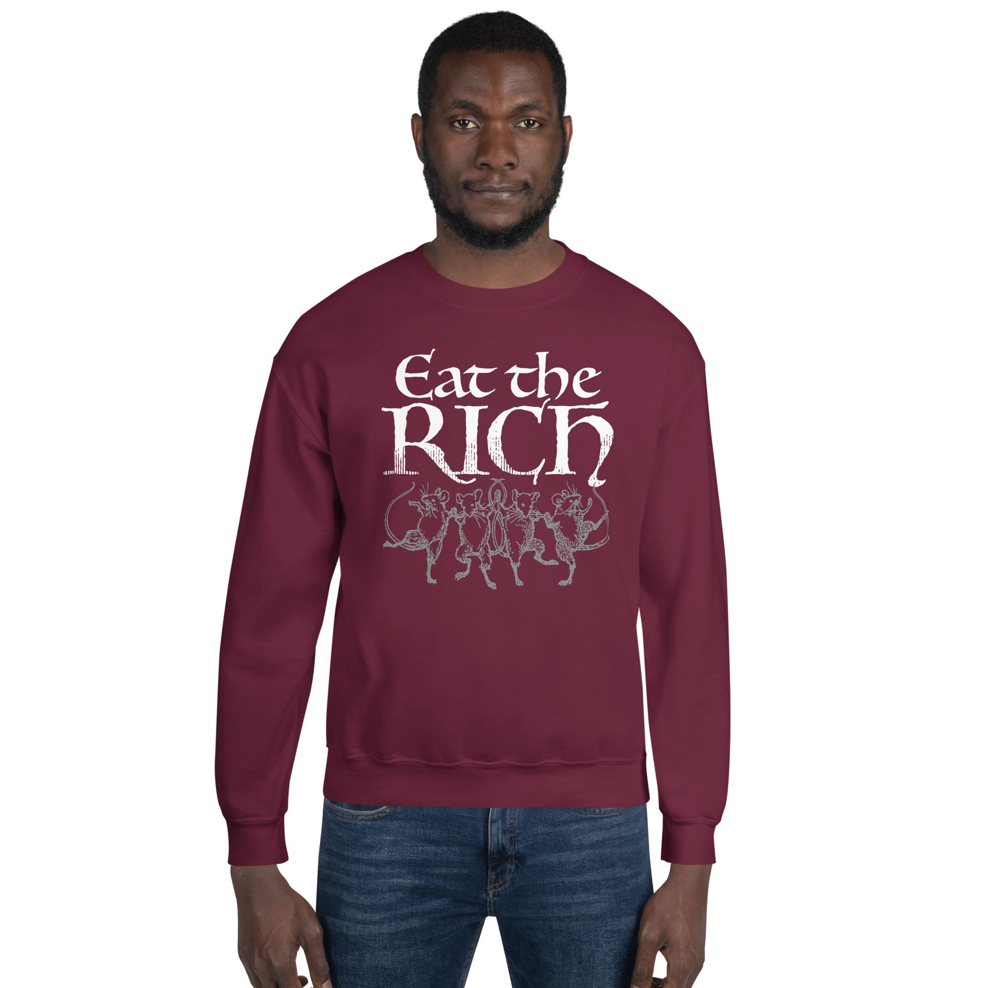Eat the Rich (dancing rats) sweatshirt - Image 8