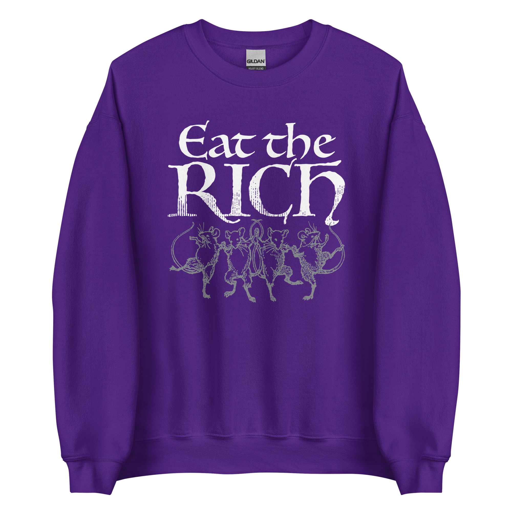 Eat the Rich (dancing rats) sweatshirt - Image 3