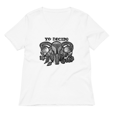 Yo Decido relaxed v-neck t-shirt