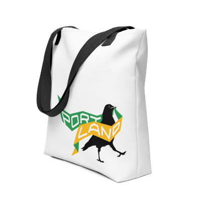 Portland Crow tote bag