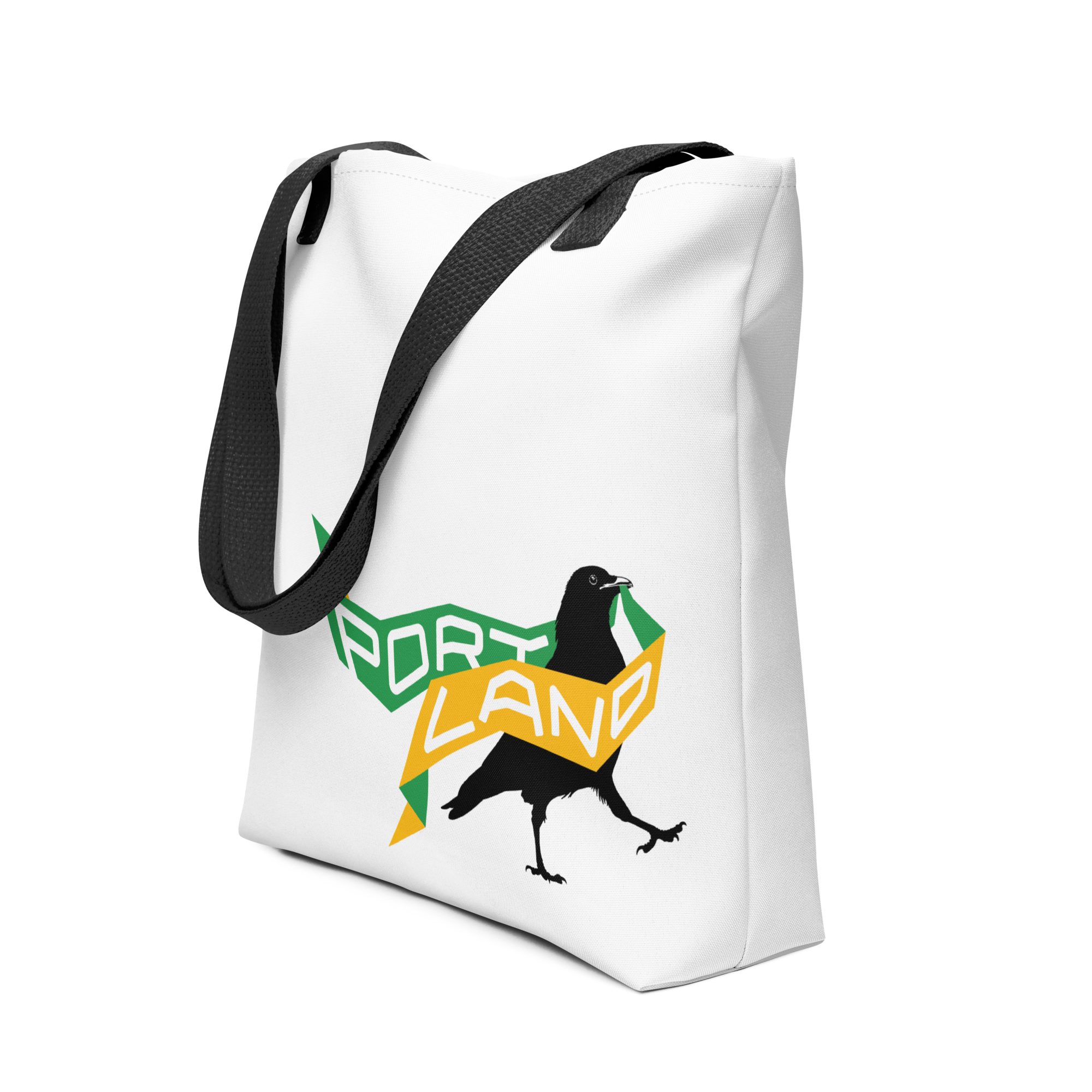 Portland Crow tote bag