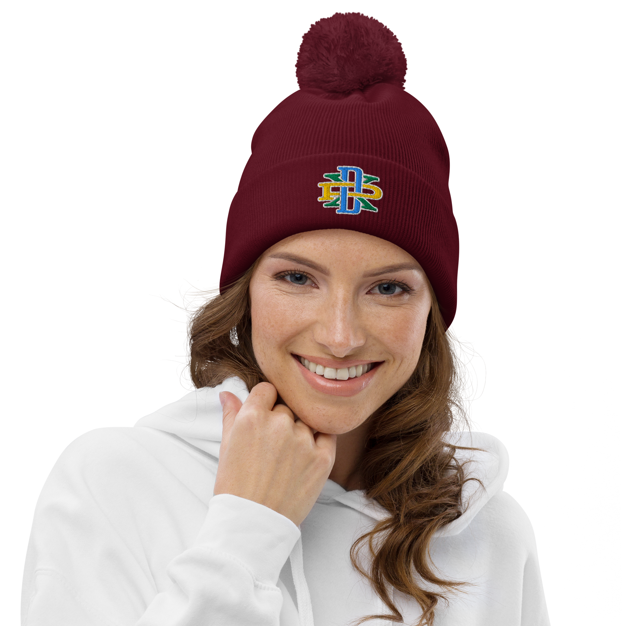 Portland Flag PDX Monogram beanie Cascadia