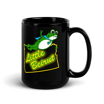 Portland Frog Little Beirut black mug