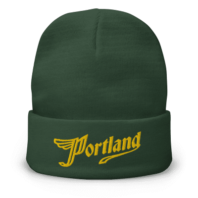 'Portland Soars' embroidered beanie
