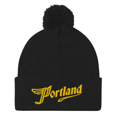 'Portland Soars' pom-pom beanie