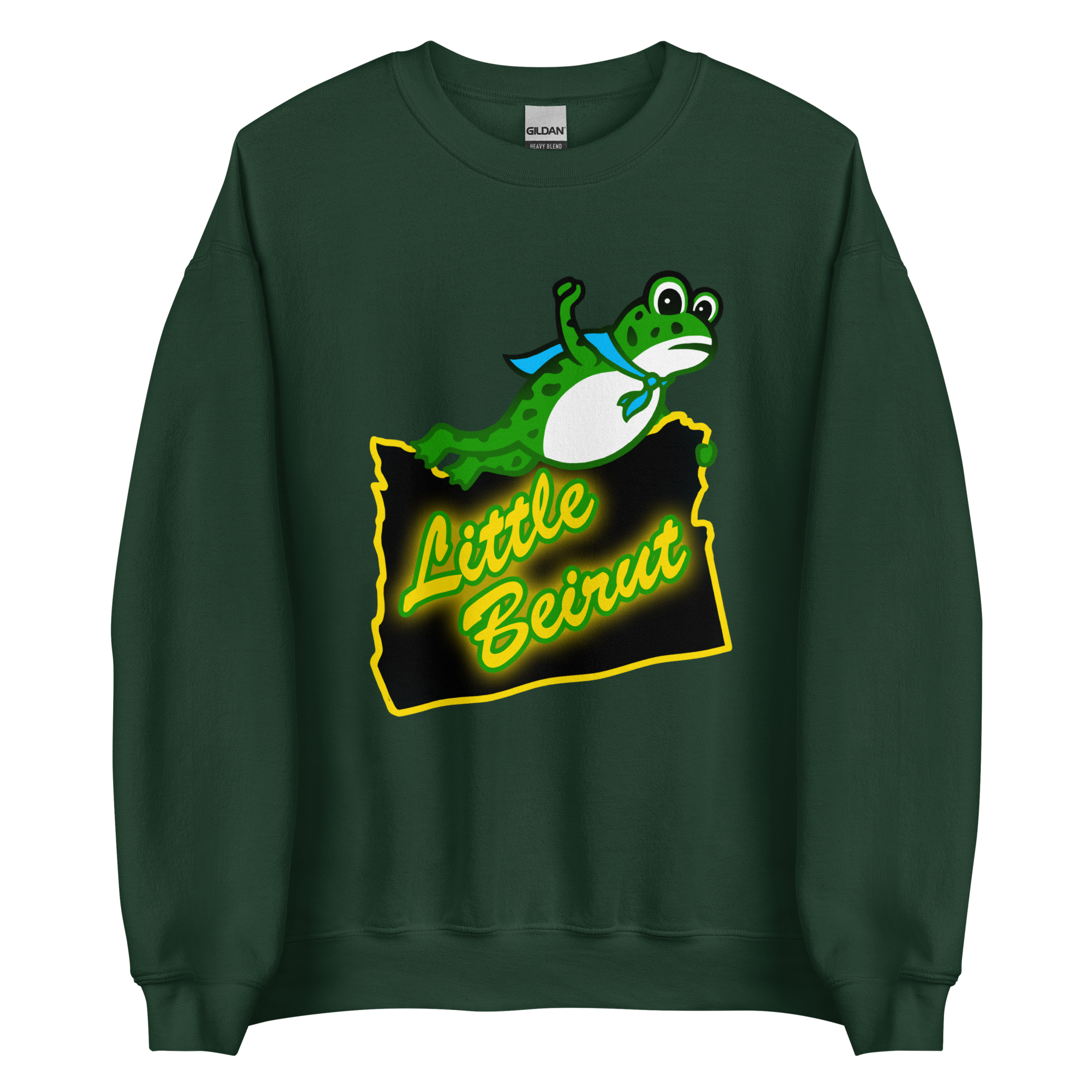 Portland Frog Little Beirut sweatshirt - Image 4