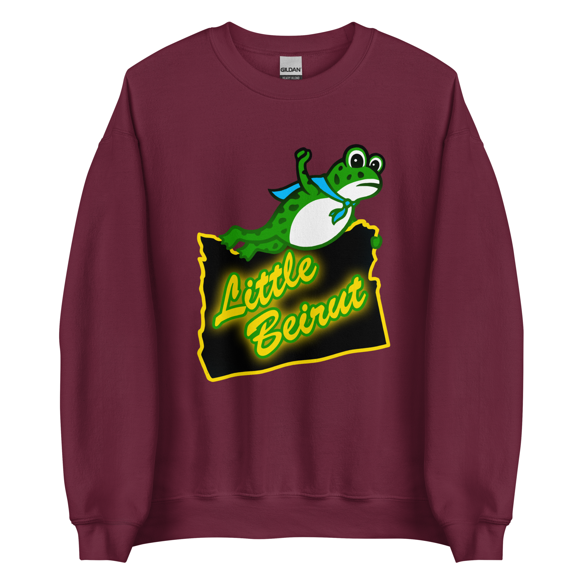 Portland Frog Little Beirut sweatshirt - Image 3