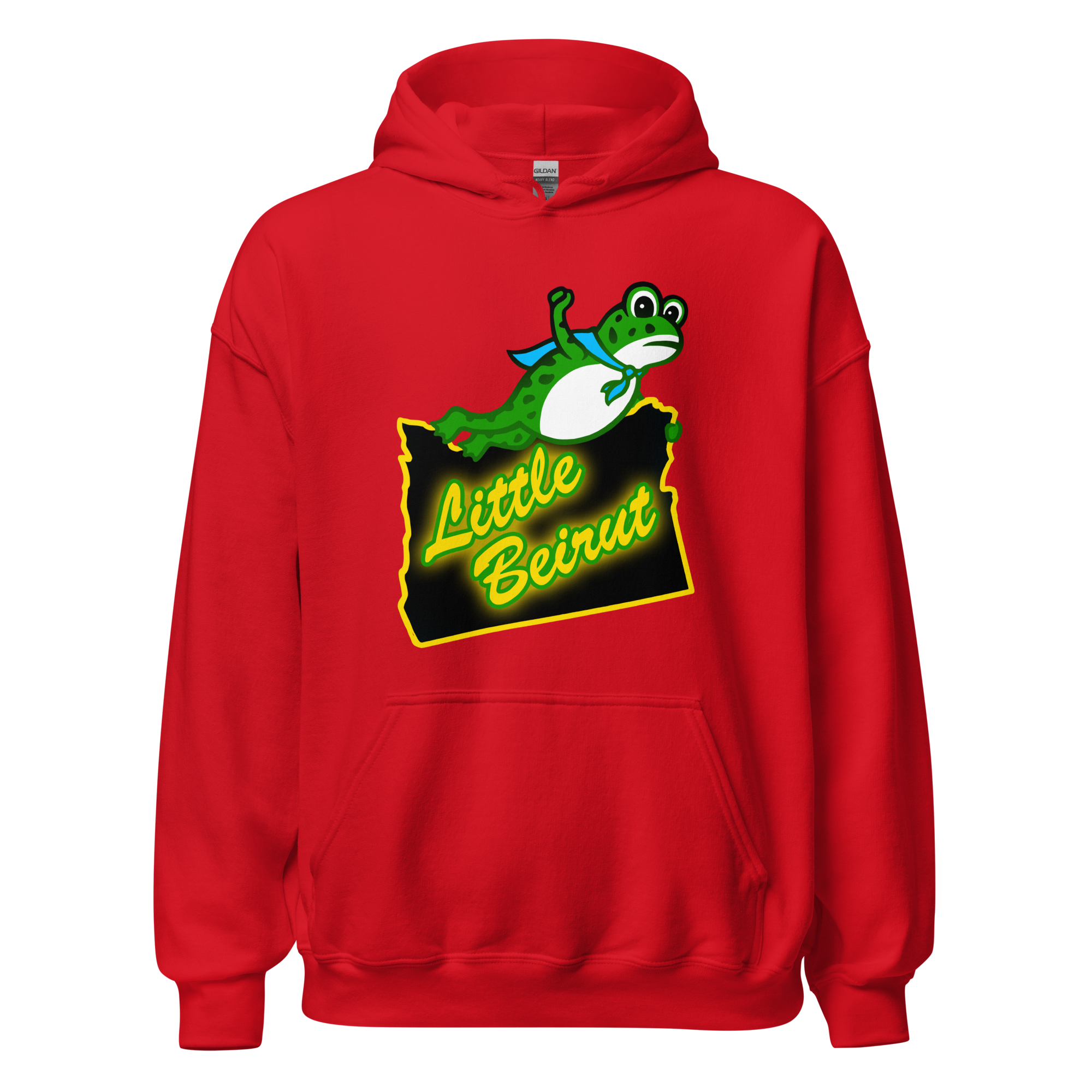 Portland Frog Little Beirut pullover hoodie - Image 4