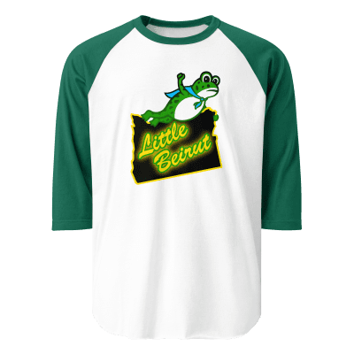 Portland Frog Little Beirut 3/4 sleeve raglan shirt