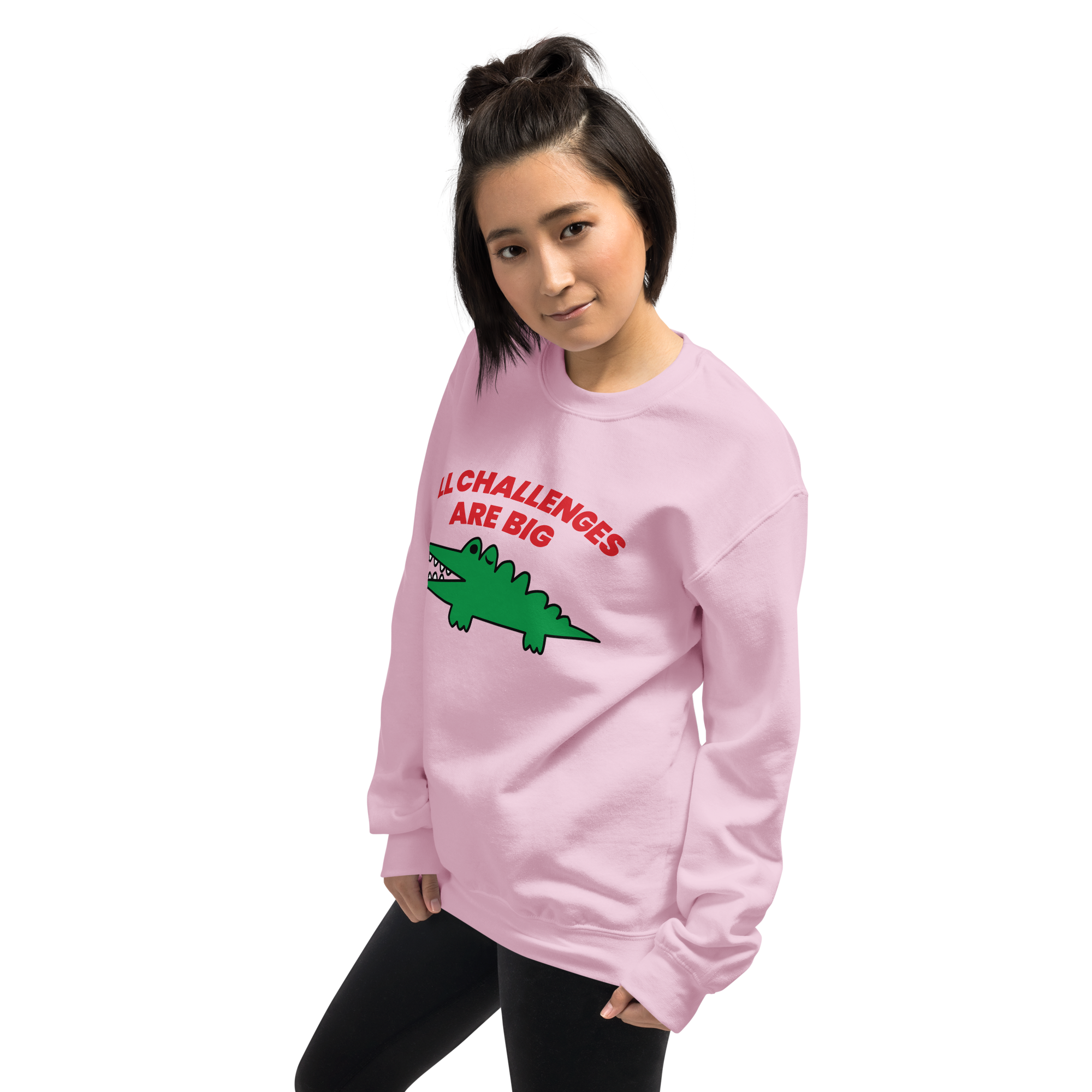 All Challenges Are Big ACAB Sanrio Alligator sweatshirt
