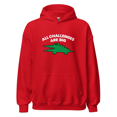 All Challenges Are Big ACAB Sanrio Alligator hoodie