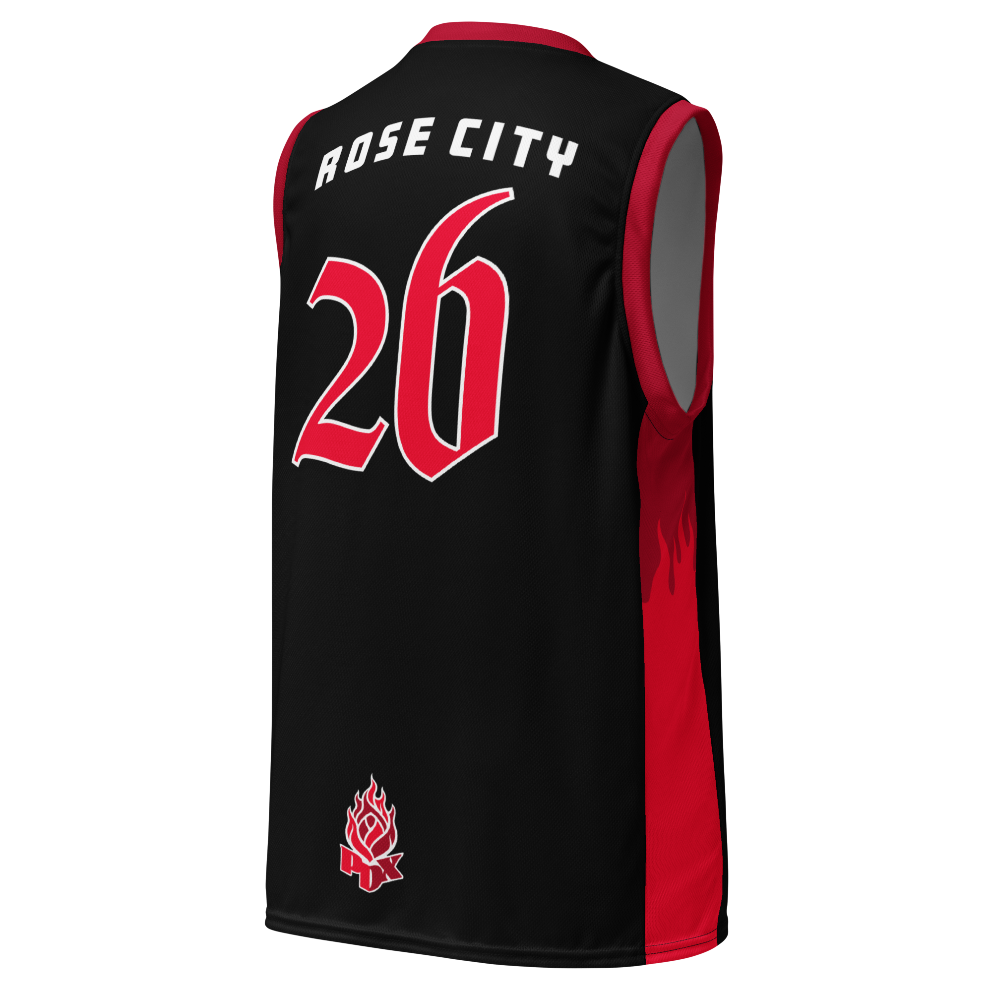 PDX Flaming Rose Portland Fire jersey