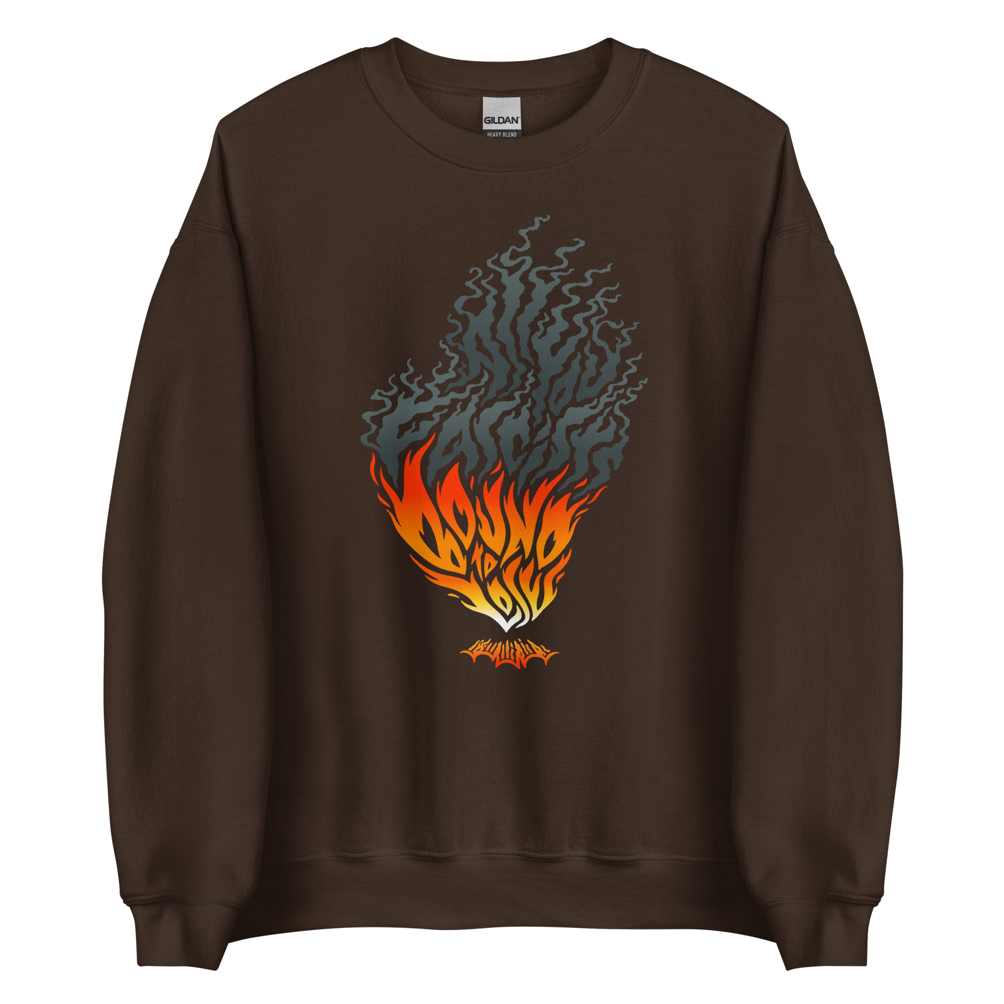 All You Fascists Bound To Lose sweatshirt bonfire