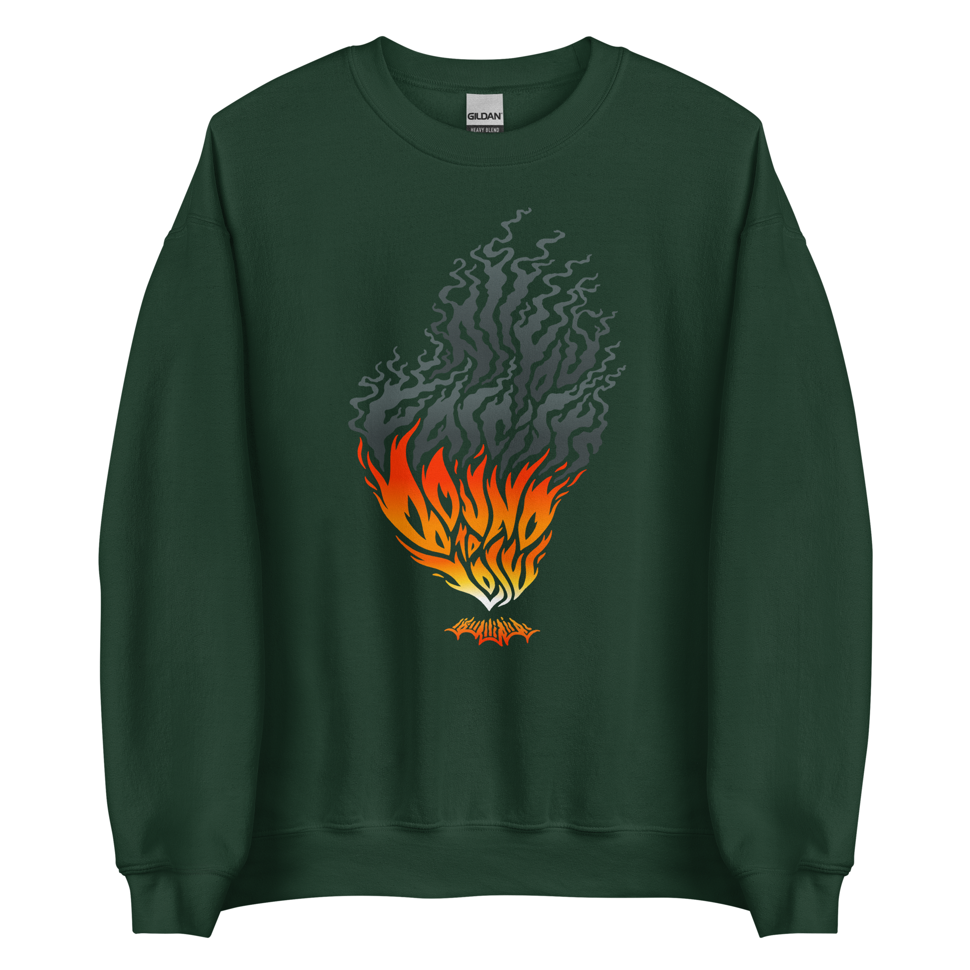All You Fascists Bound To Lose sweatshirt bonfire