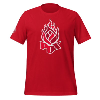 PDX Flaming Rose (Portland Fire) tshirt