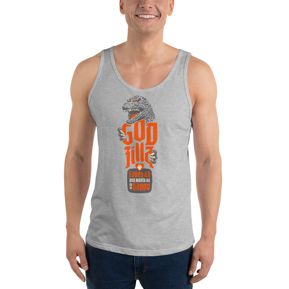 Godzilla Loves Us tank top - Image 4