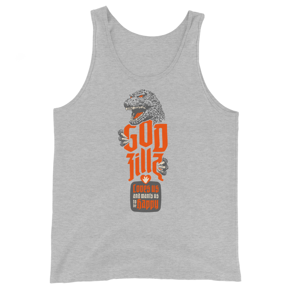 Godzilla Loves Us tank top - Image 2