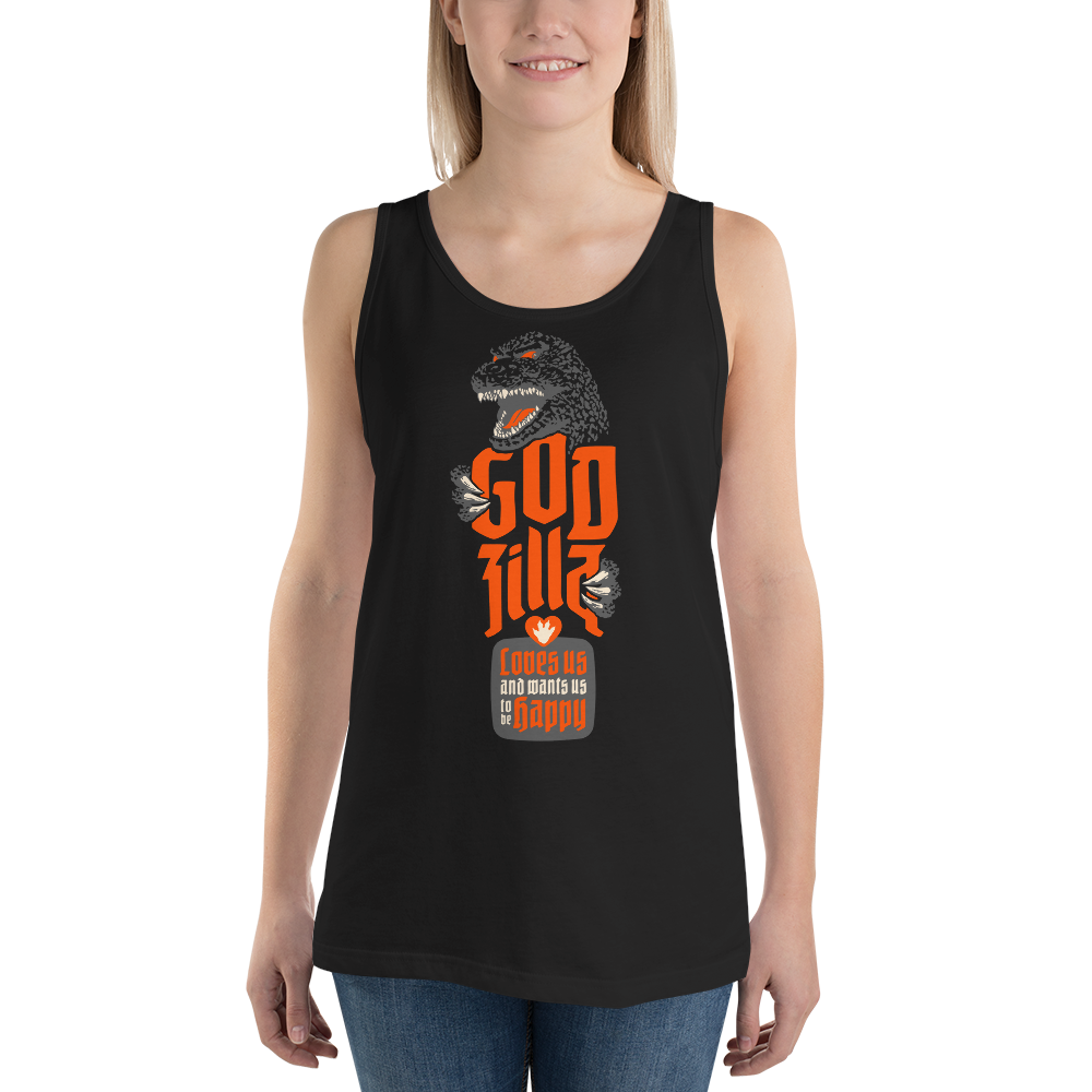 Godzilla Loves Us tank top - Image 5