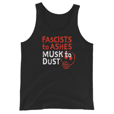 Fascists to Ashes tank top