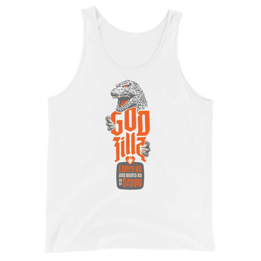 Godzilla Loves Us tank top - Image 3