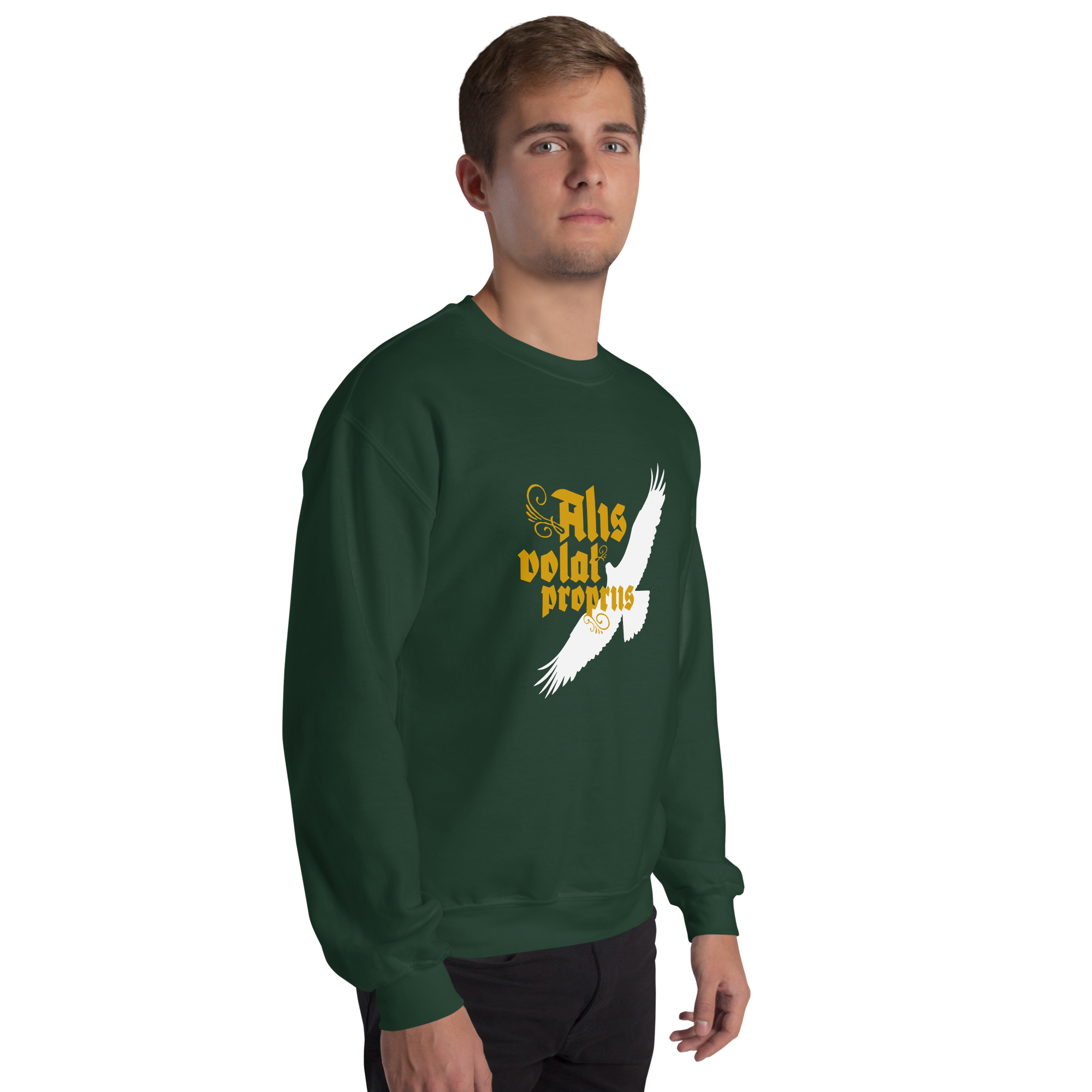 “She Flies with Her Own Wings” Osprey – Oregon motto sweatshirt - Image 5