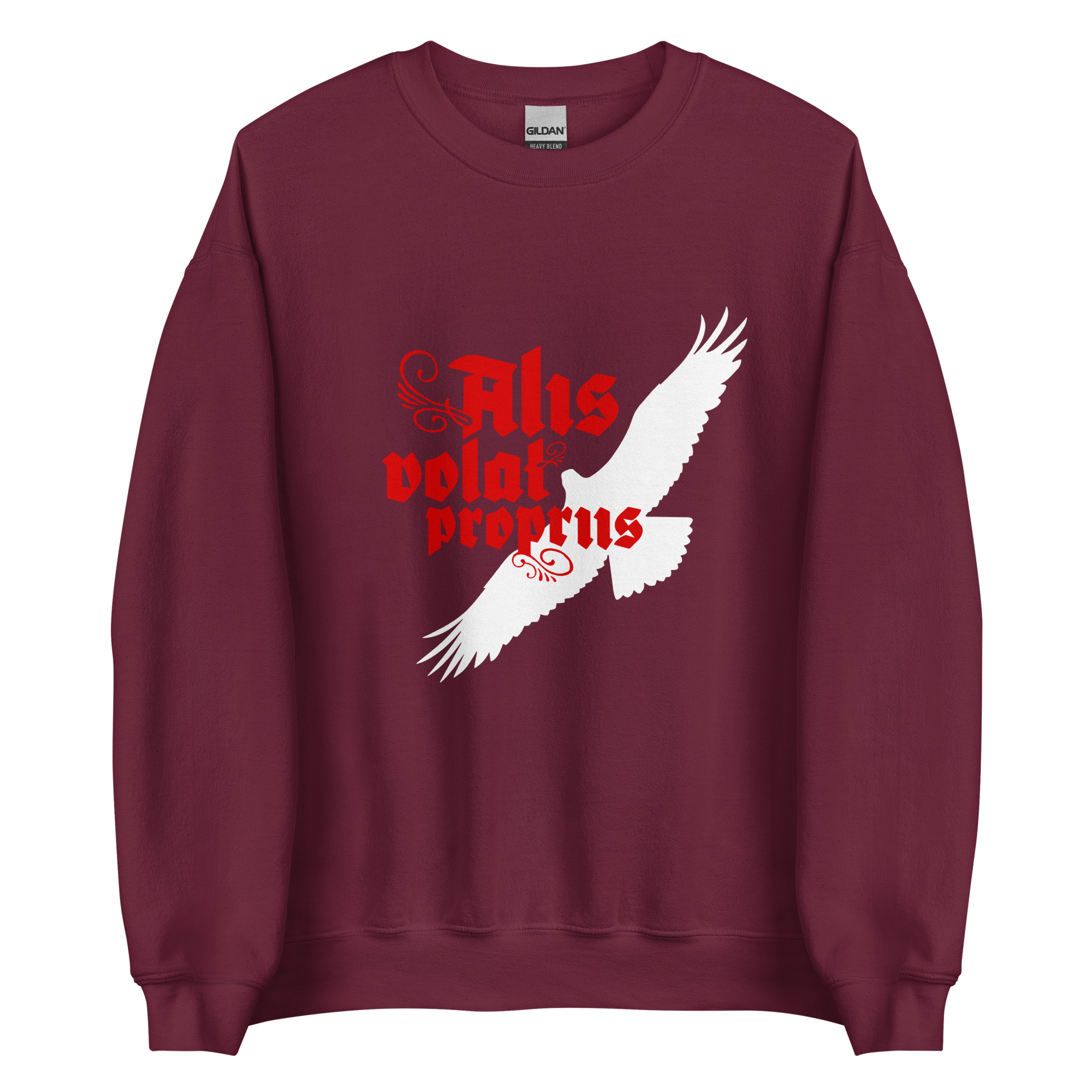 Alis Volat Propriis "she flies with her own wings" Osprey Oregon motto sweatshirt