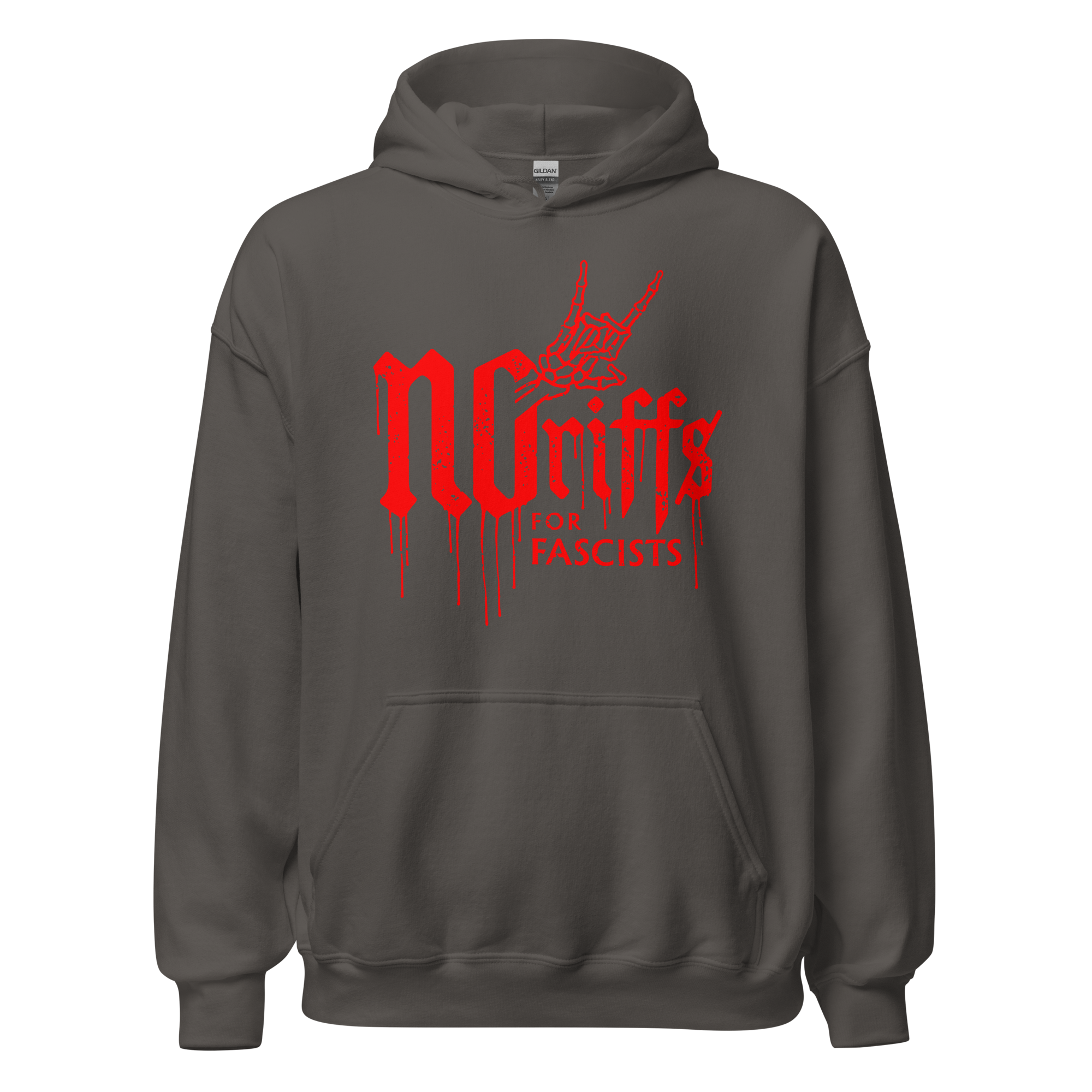 No Riffs for Fascists pullover hoodie - Image 4