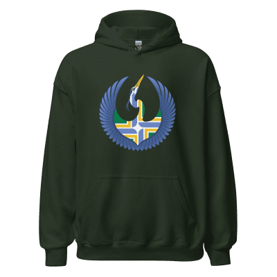 Portland Resistance Rebel Alliance Great Blue Heron pullover hoodie