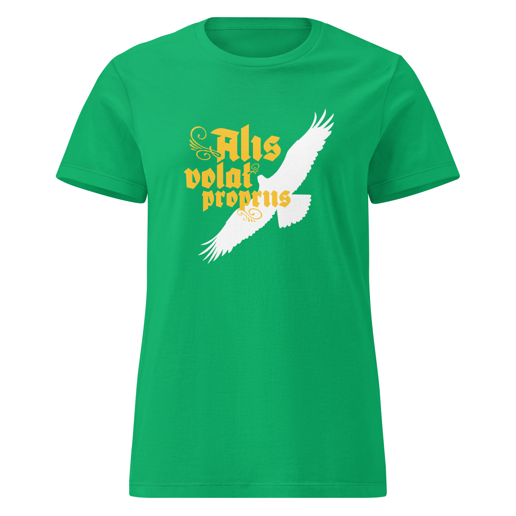 “She Flies with Her Own Wings” Osprey – Oregon motto women’s basic softstyle t-shirt - Image 4