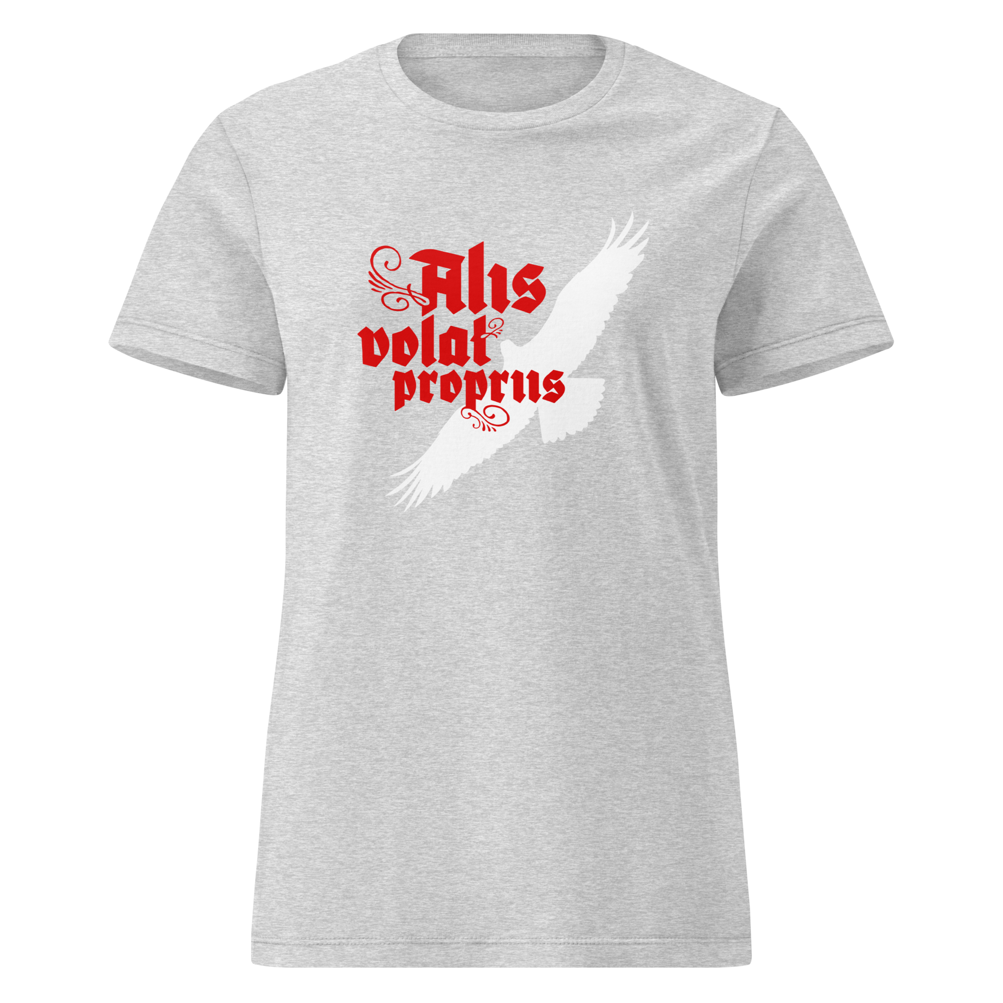 “She Flies with Her Own Wings” Osprey – Oregon motto women’s basic softstyle t-shirt - Image 3